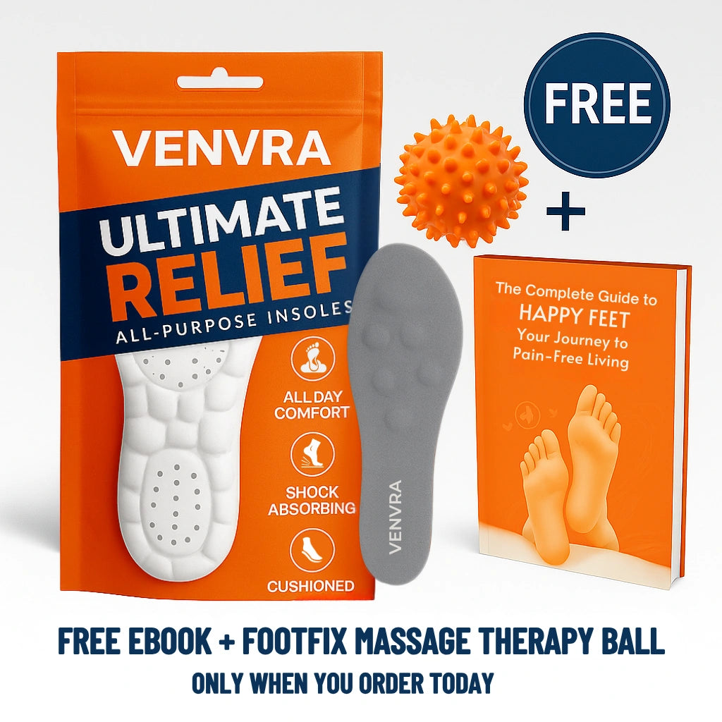 Venvra's ArchMaster Pro Massage Insoles
