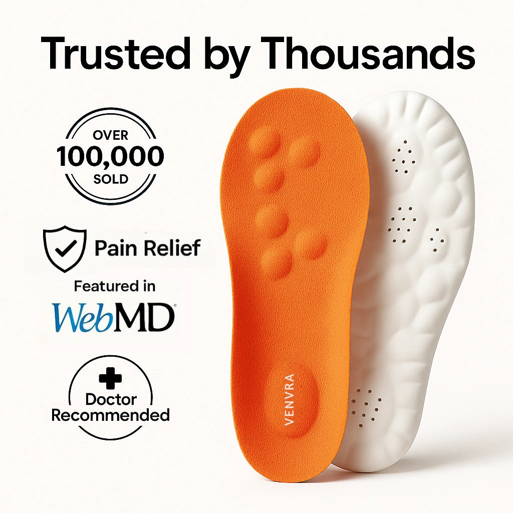 Venvra's ArchMaster Pro Massage Insoles